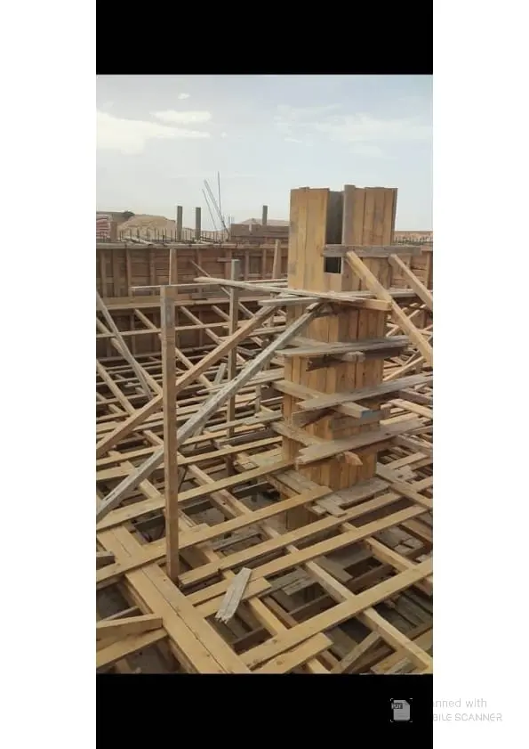 مشهد من تطوير مشروع لشركة السهم الفضي